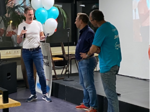 Bart Fagel ontvangt Paul van der Zwart-penning
