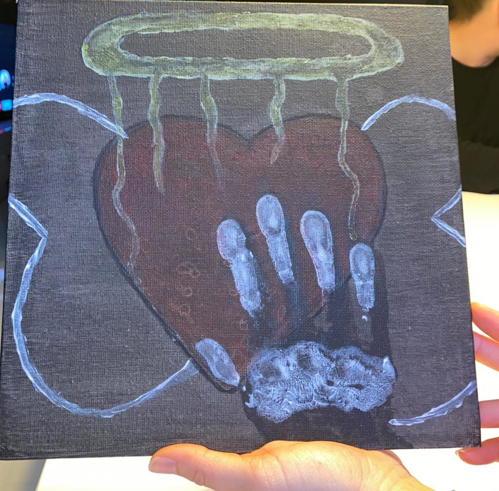 De hand met het hart